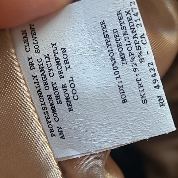 Jessica McClintock Gunne Sax Vintage Strapless Bubble Skirt Mini Dress size 3 - Picture 5 of 6